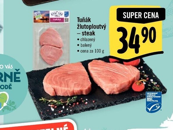 Tuňák žlutoploutvý steak Albert