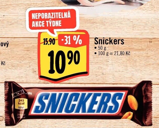 Tyčinka Snickers