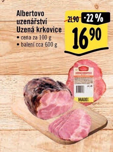 Uzená krkovice Albertovo uzenářství