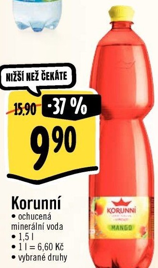 Voda ochucená Korunní