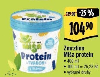 Zmrzlina proteinová v kelímku Míša