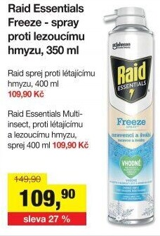 Přípravek proti lezoucímu hmyzu sprej Freeze Raid