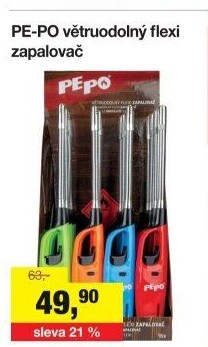 Zapalovač Pe-Po