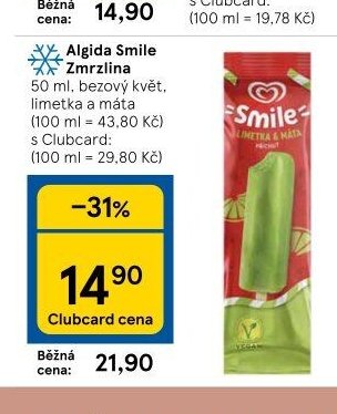 Algida Smile Zmrzlina