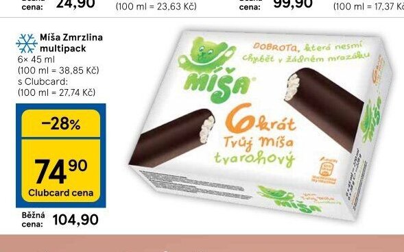 Míša Zmrzlina multipack