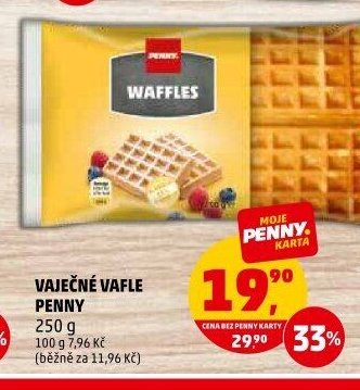 VAJEČNÉ VAFLE PENNY