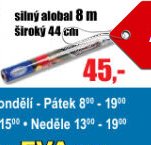 Silný alobal 8 m široký 44 cm