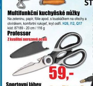 Multifunkční kuchyňské nůžky