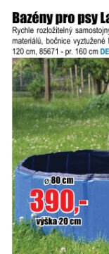 Bazény pro psy Lagrada (80 cm)