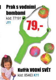 Prak s vodními bombami