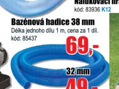 Bazénová hadice 38 mm