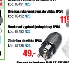 Dvojzásuvka venkovní