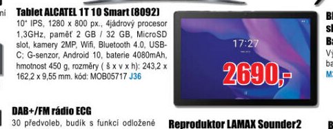 Tablet ALCATEL 1T 10 Smart (8092)