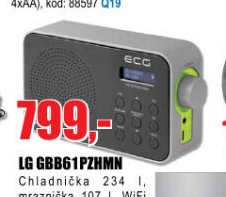 DAB+/FM rádio ECG