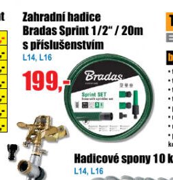 Zahradní hadice Bradas Sprint 1/2