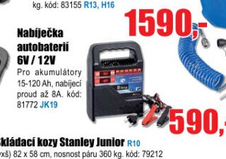 Nabíječka autobaterií 6V / 12V
