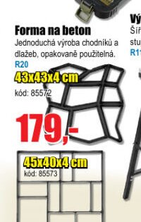 Forma na beton