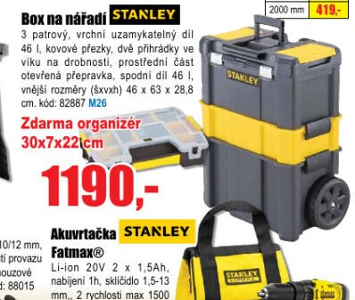 Box na nářadí Stanley