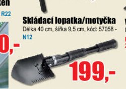 Skládací lopatka/motyčka