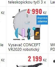 Vysavač CONCEPT VR2020 robotický