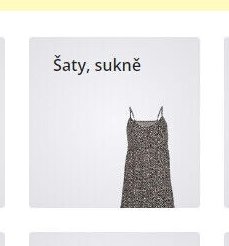 Šaty, sukně