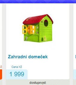 Zahradní domeček