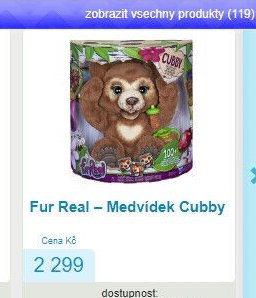Fur Real - Medvídek Cubby