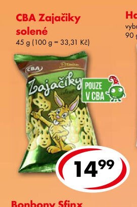 CBA Zajačky solené