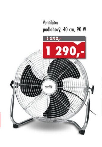 Ventilátor podlahový, 40 cm, 90 W - UNI HOBBY akcniletaky.com
