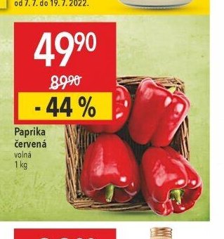 Paprika červená