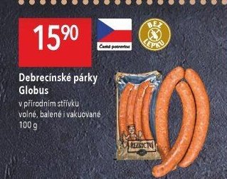 Debrecínské párky Globus