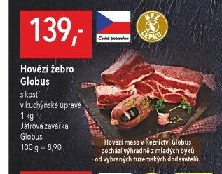 Hovězí žebro Globus