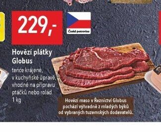 Hovězí plátky Globus