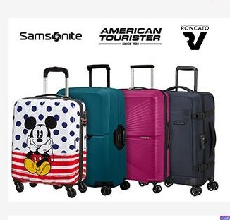 Samsonite, American Tourister a Roncato kufry