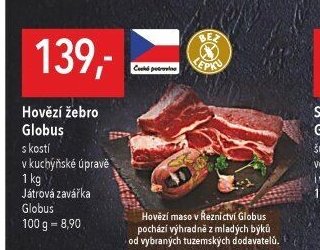 Hovězí žebro Globus