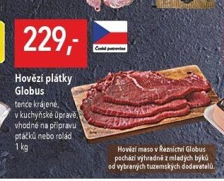 Hovězí plátky Globus