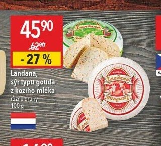 Landana, sýr typu gouda z kozího mléka