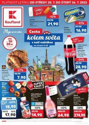 akční leták Kaufland 20.7.2022-26.7.2022