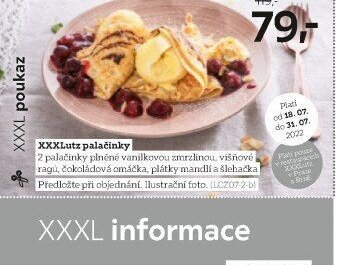 XXXLutz palačinky