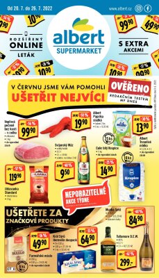 akční leták Albert 20.7.2022-26.7.2022