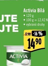 Bílý jogurt Activia Danone