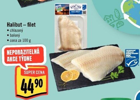 Halibut filety Albert