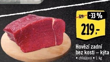 Hovězí kýta zadní bez kosti