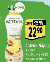 Jogurtový nápoj Activia Danone