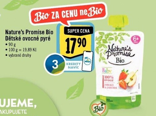 Kapsička ovocná 100% Bio Baby Nature'