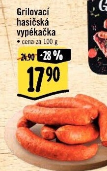 Klobása hasičská vypékačka