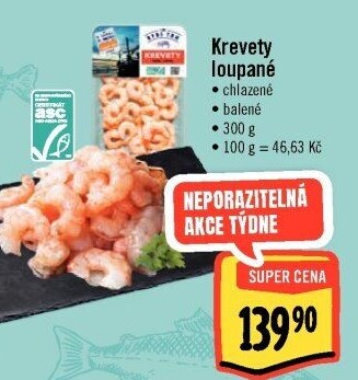 Krevety loupané Albert