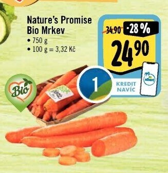 Mrkev bio Nature'