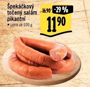 Salám špekáčkový pikantní točený