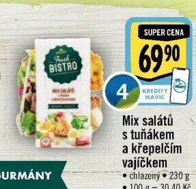 Saláts kozím sýrem, červenou řepou a vlašskými ořechy Albert Fresh Bistro